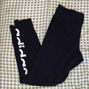 Adidas Black Leggings Essential Activewear